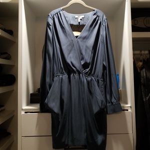 BCBG Blue Cocktail Dress with Back Cutout